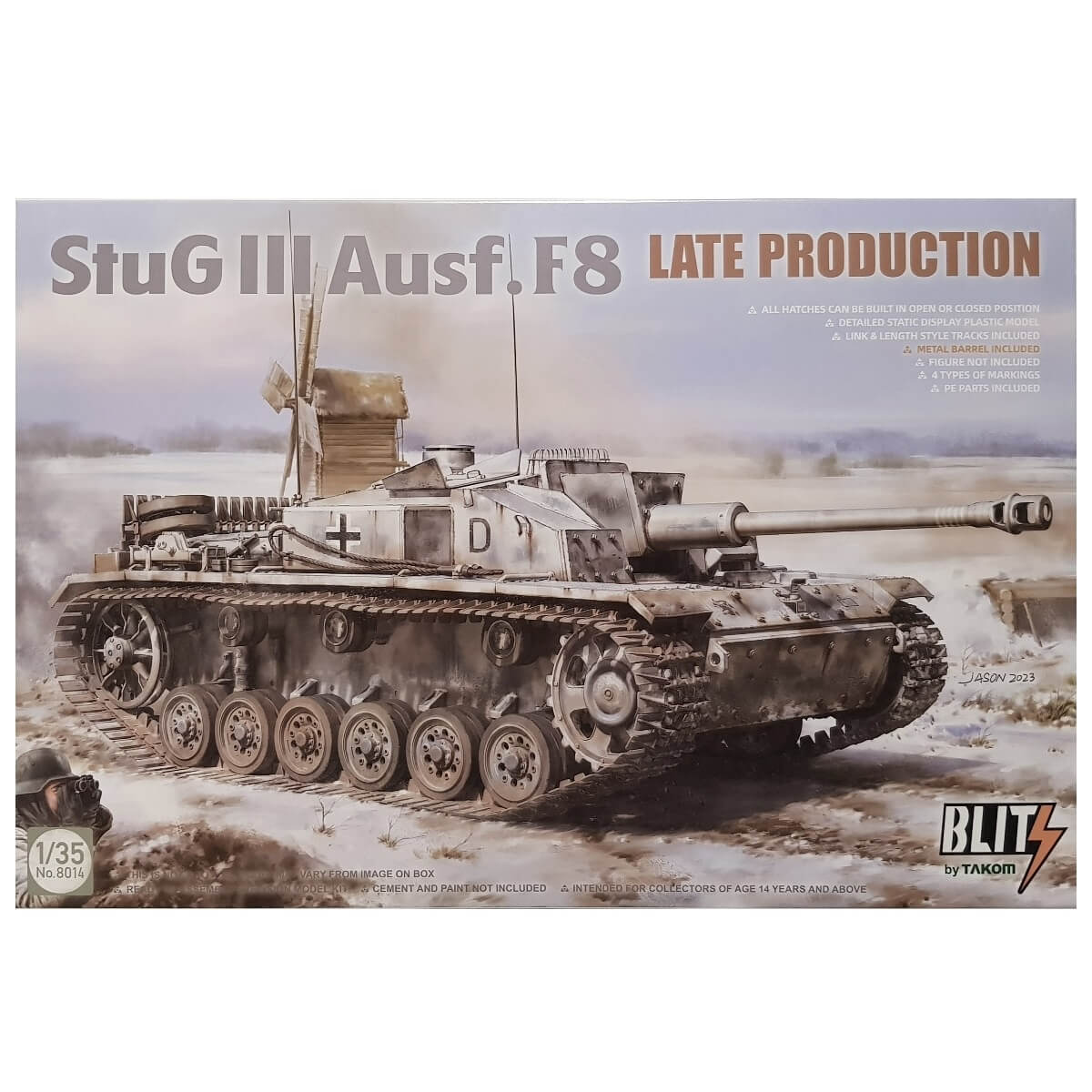 1:35 Stug III Ausf. F8 - Late Production - TAKOM