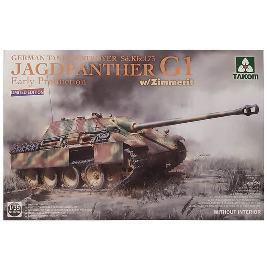 1:35 German Tank Destroyer Sd.Kfz. 173 Jagdpanther G1 - Early Production with Zimmerit - TAKOM