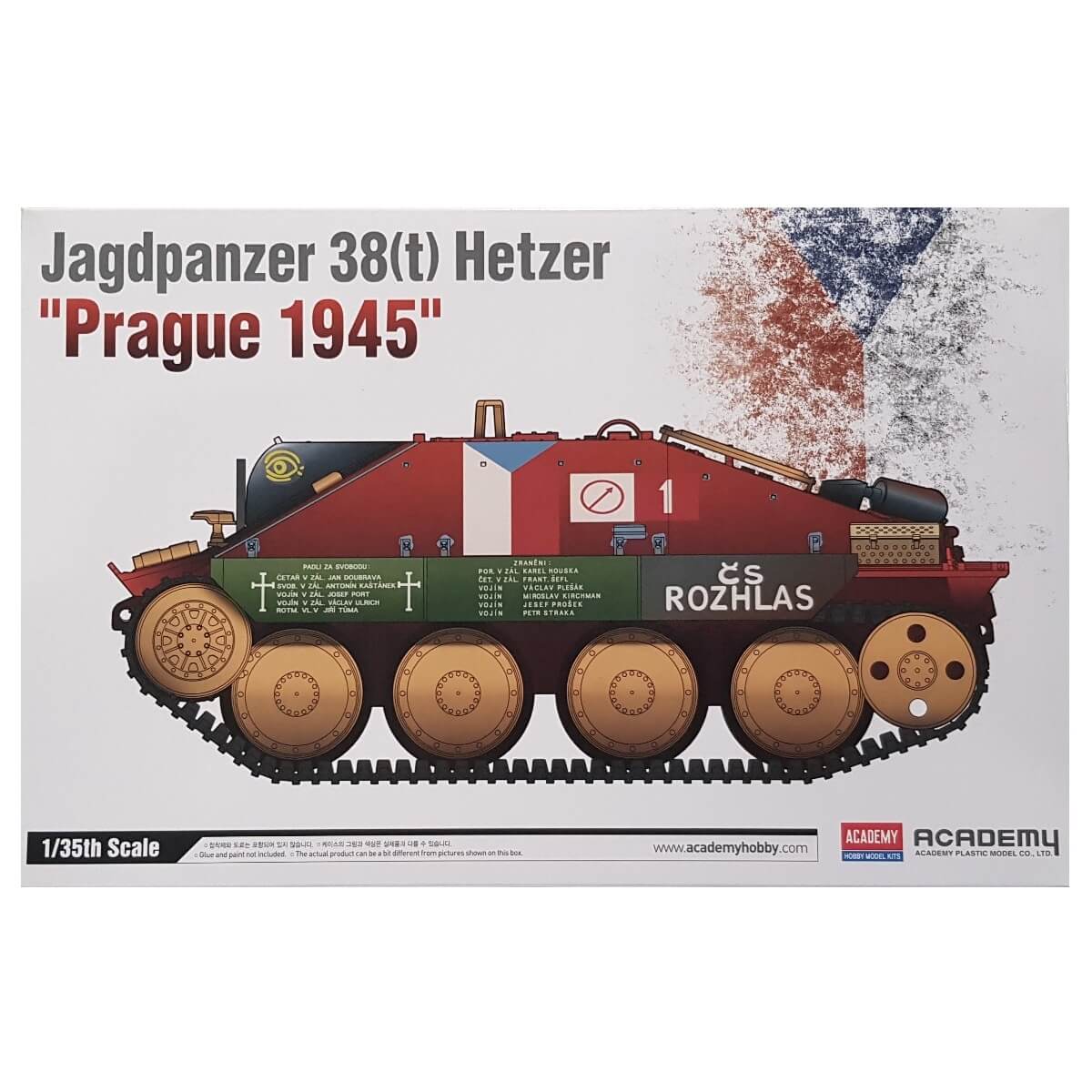 1:35 Jagdpanzer 38 (t) Hetzer - Prague 1945 - ACADEMY