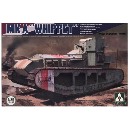1:35 MK A Whippet - WWI Medium Tank - TAKOM
