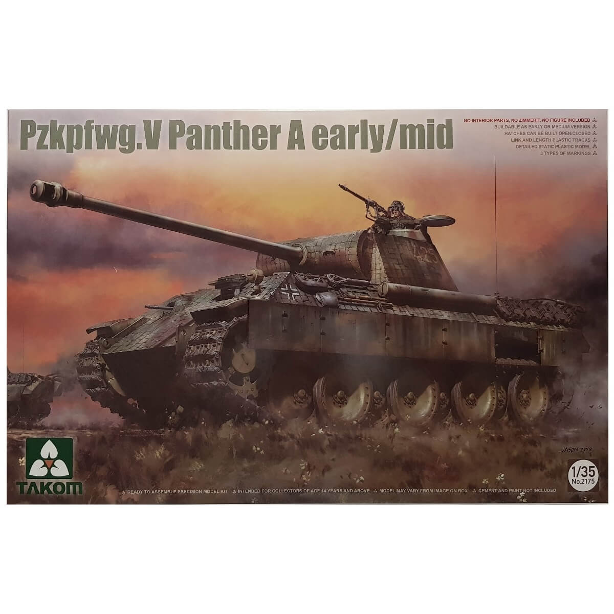 1:35 Pz.Kpfw. V Sd.Kfz. 171 Panther V Ausf. A Mid-Early - TAKOM