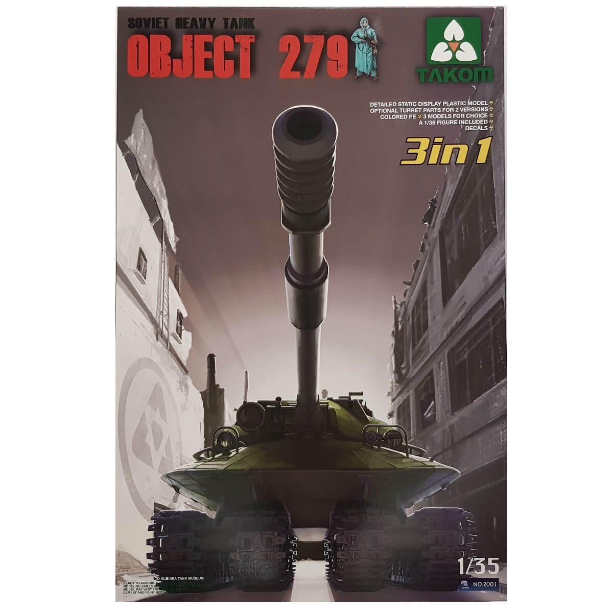 1:35 Soviet Heavy Tank OBJECT 279 - TAKOM