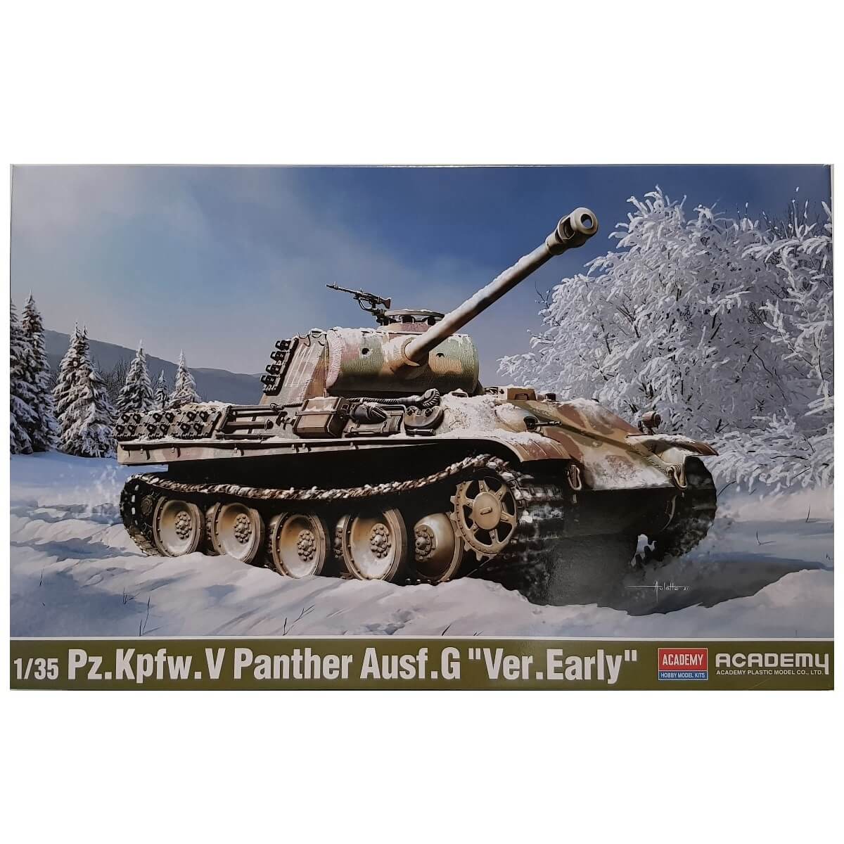 1:35 Pz.Kpfw. V Panther Ausf. G - Early Production - ACADEMY