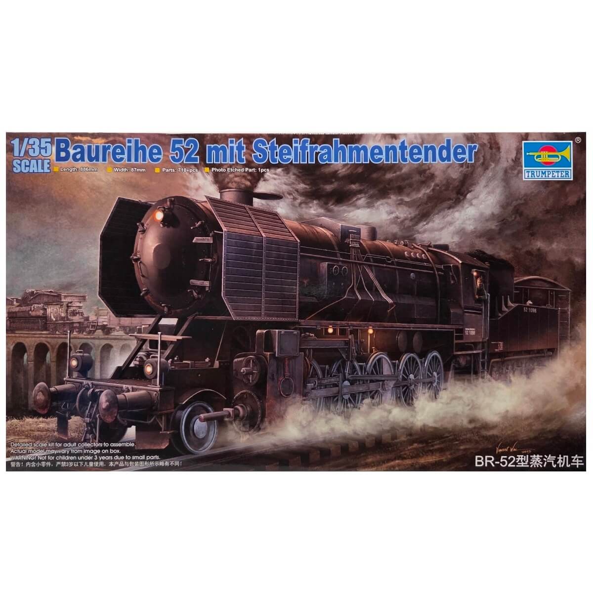 1:35 Baureihe 52 mit Steifrahmentender - TRUMPETER – one35scale