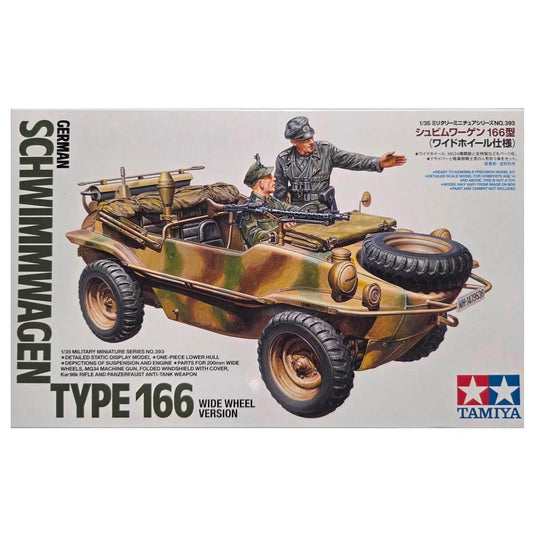 1:35 German Schwimmwagen Type 166 Wide Wheel Version - TAMIYA