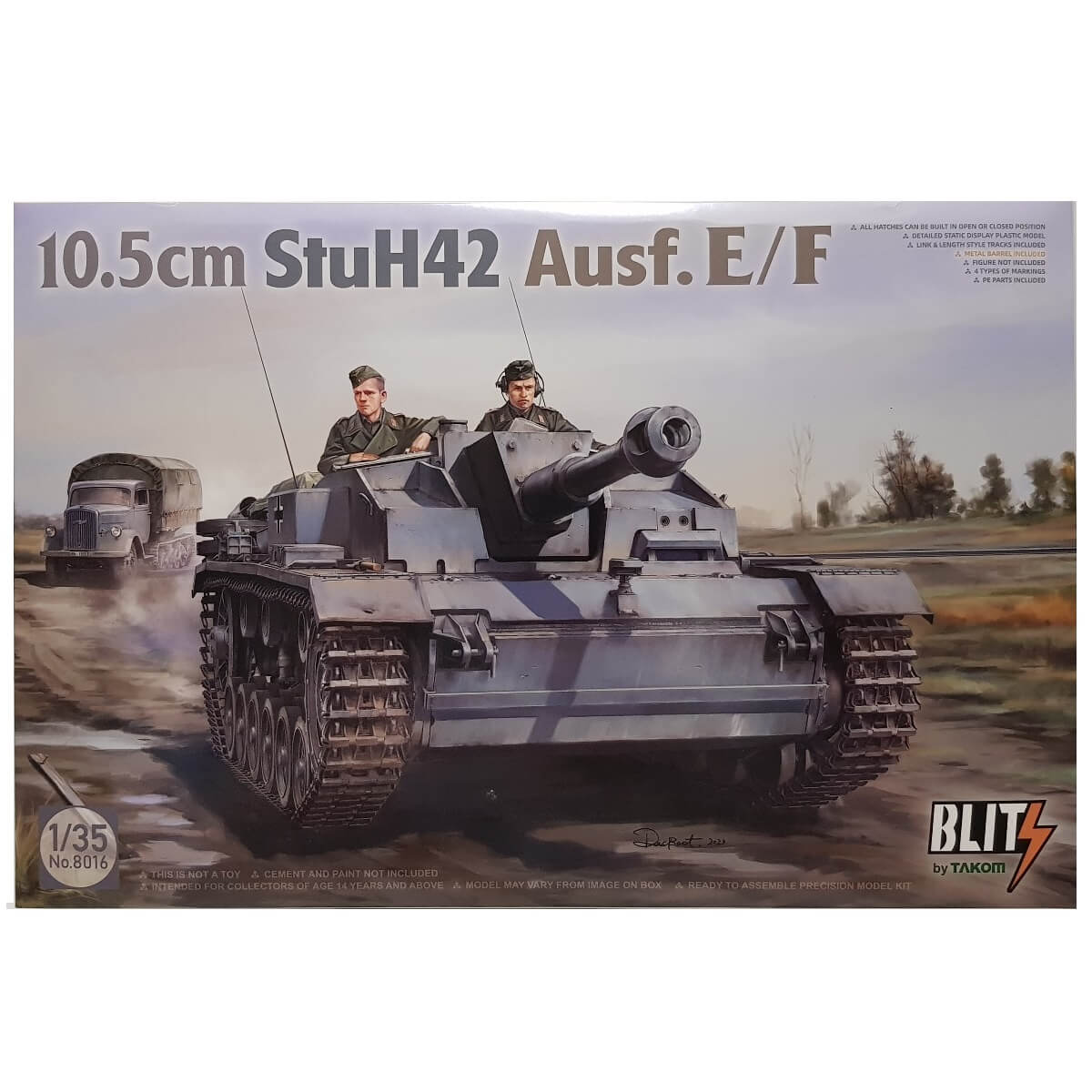 1:35 10.5cm StuH.42 Ausf. E/F - TAKOM