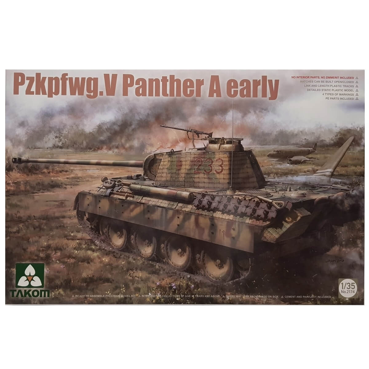1:35 Pz.Kpfw. V Sd.Kfz. 171 Panther Ausf. A Early - TAKOM