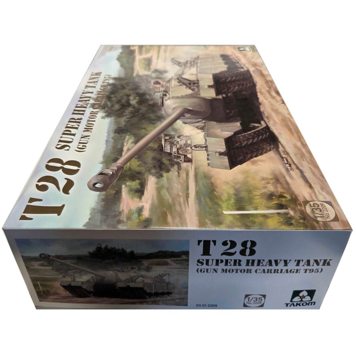 1:35 T28 Super Heavy Tank - Gun Motor Carriage T95 - TAKOM