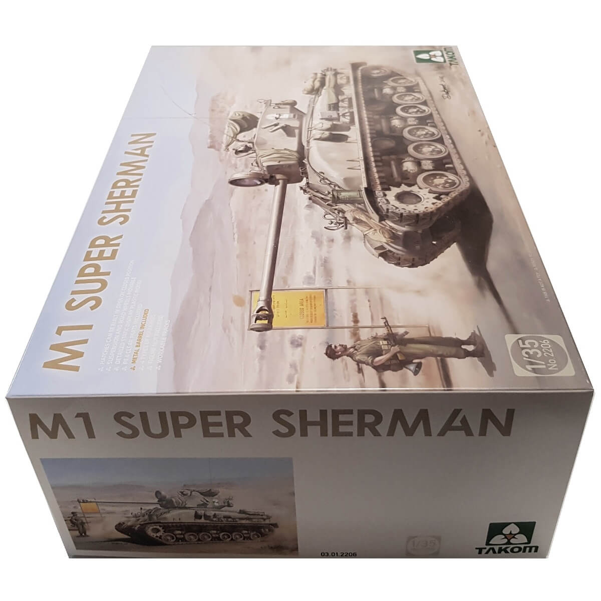 1:35 M1 Super Sherman - TAKOM