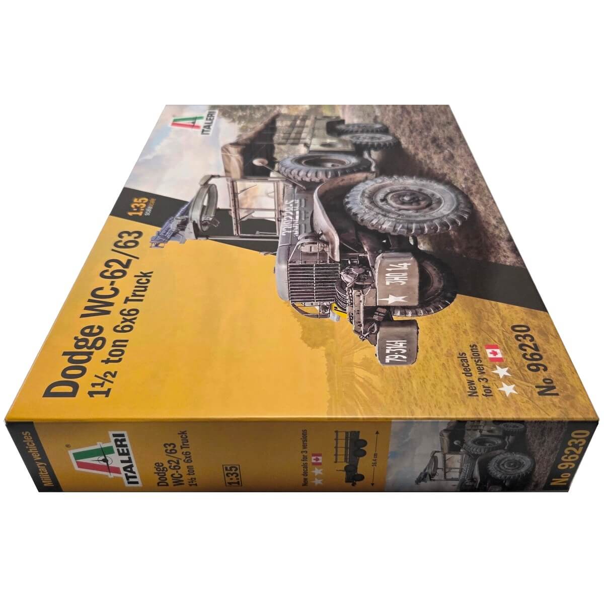 1:35 Dodge WC-62/63 1 1/2 ton 6x6 TRUCK - ITALERI
