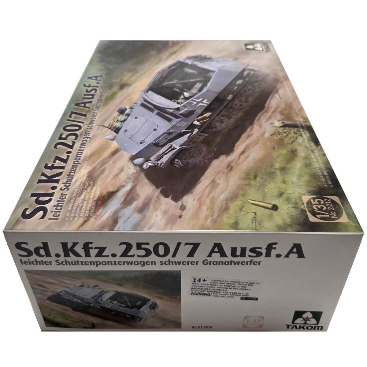 1:35 Sd.Kfz. 250/7 Ausf. A leichte Schutzenpanzerwagen schwerer Granatwerfer - TAKOM