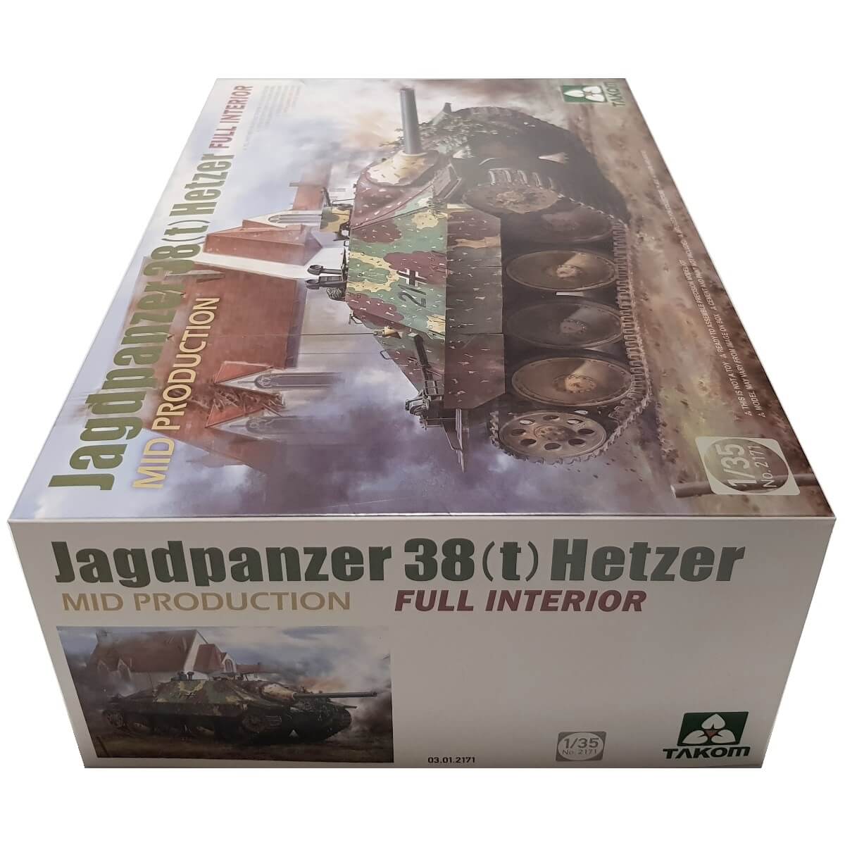 1:35 Jagdpanzer 38(t) Hetzer Mid Production - Full Interior - TAKOM