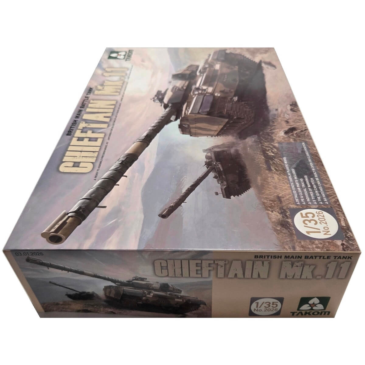 1:35 British Main Battle Tank Chieftain Mk.11 - TAKOM