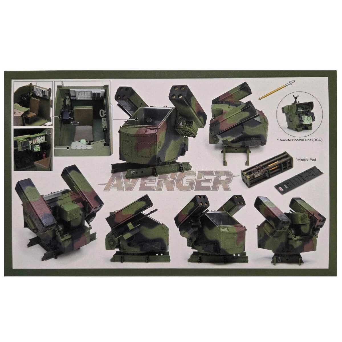 1:35 Avenger - Pedestal Mounted Stinger Turret - AFV CLUB