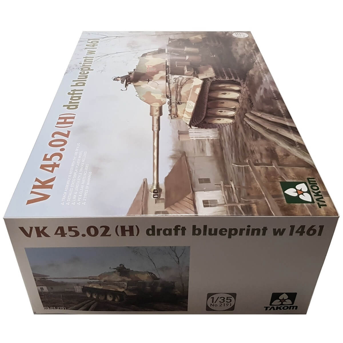 1:35 VK45.02(H) Draft Blueprint w1461 - TAKOM