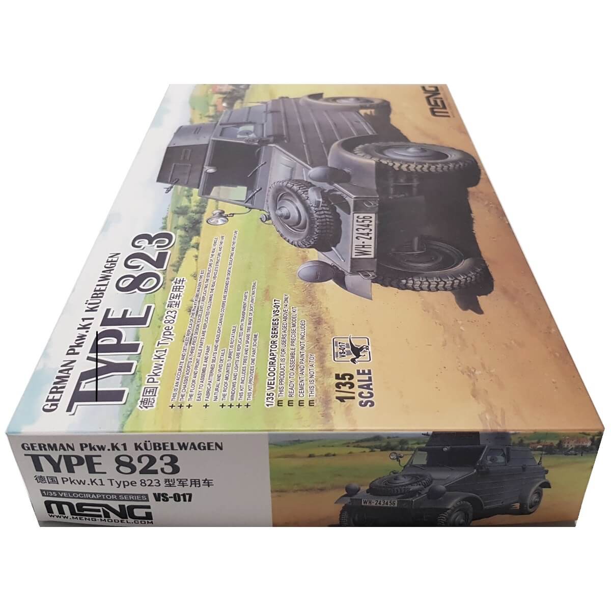 1:35 German Pkw. K1 Kubelwagen Type 823 - MENG
