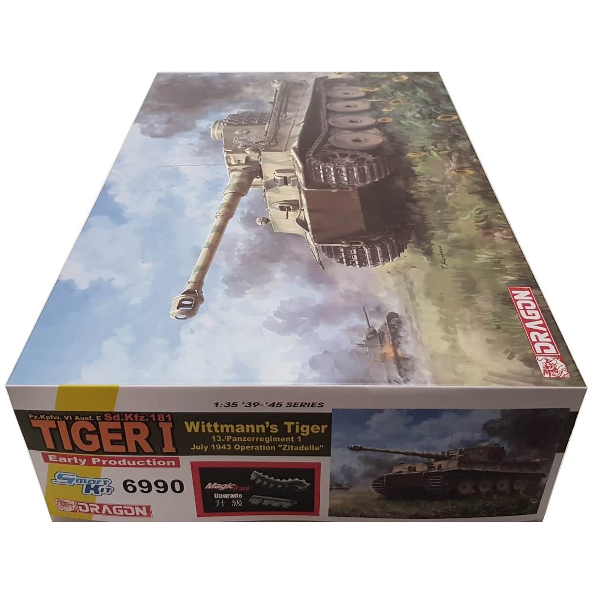 1:35 Tiger I Early Production - Wittmann's Tiger 13./Panzer Regiment 1 - July 1943 Operation "Zitadelle" - DRAGON