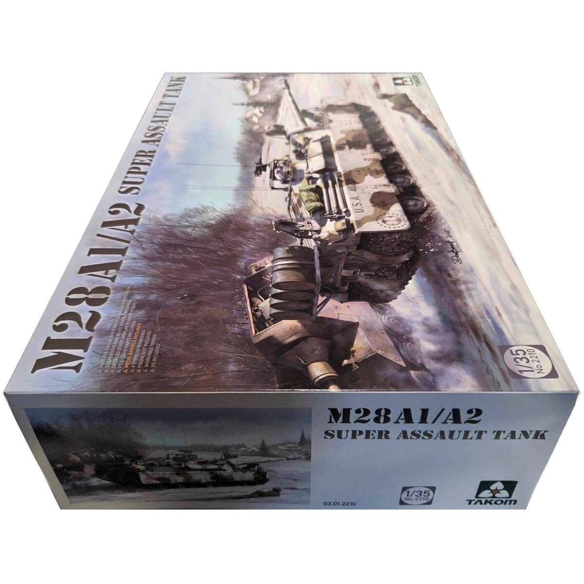 1:35 M28A1/A2 Super Assault Tank - TAKOM