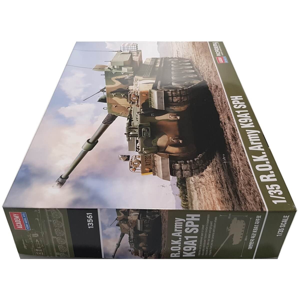 1:35 ROK Army K9A1 155mm Self-Propelled Howitzer - ACADEMY