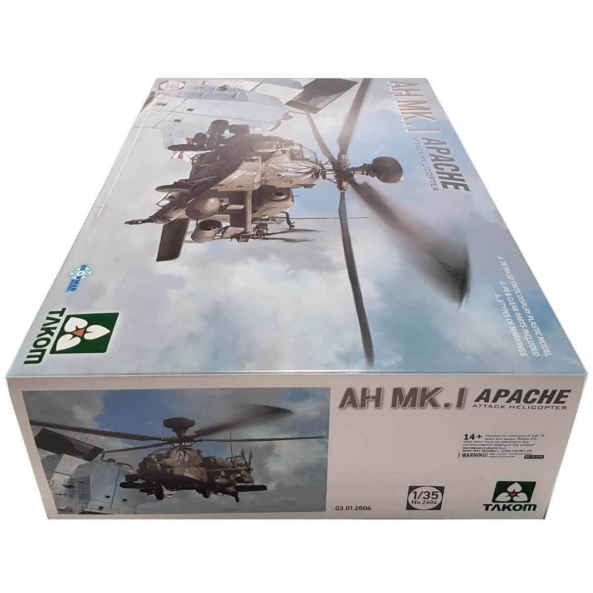 1:35 AH Mk. I Apache - Attack Helicopter - TAKOM