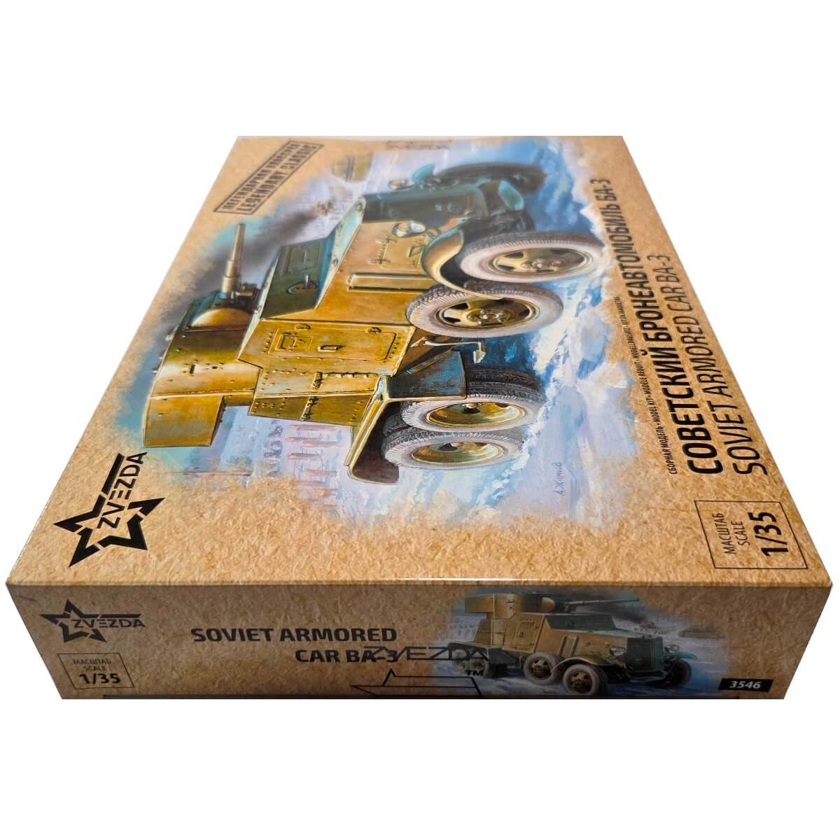 1:35 Soviet Armored Car BA-3 mod. 1934 - ZVEZDA