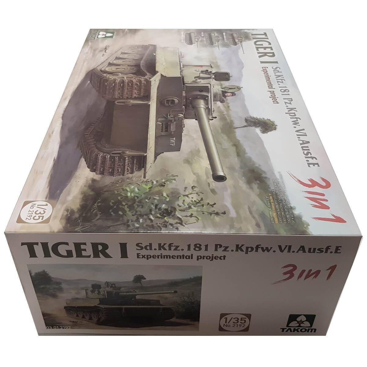 1:35 Sd.Kfz.181 Pz.Kfw.VI. Ausf. E Tiger I Experimental Project - TAKOM