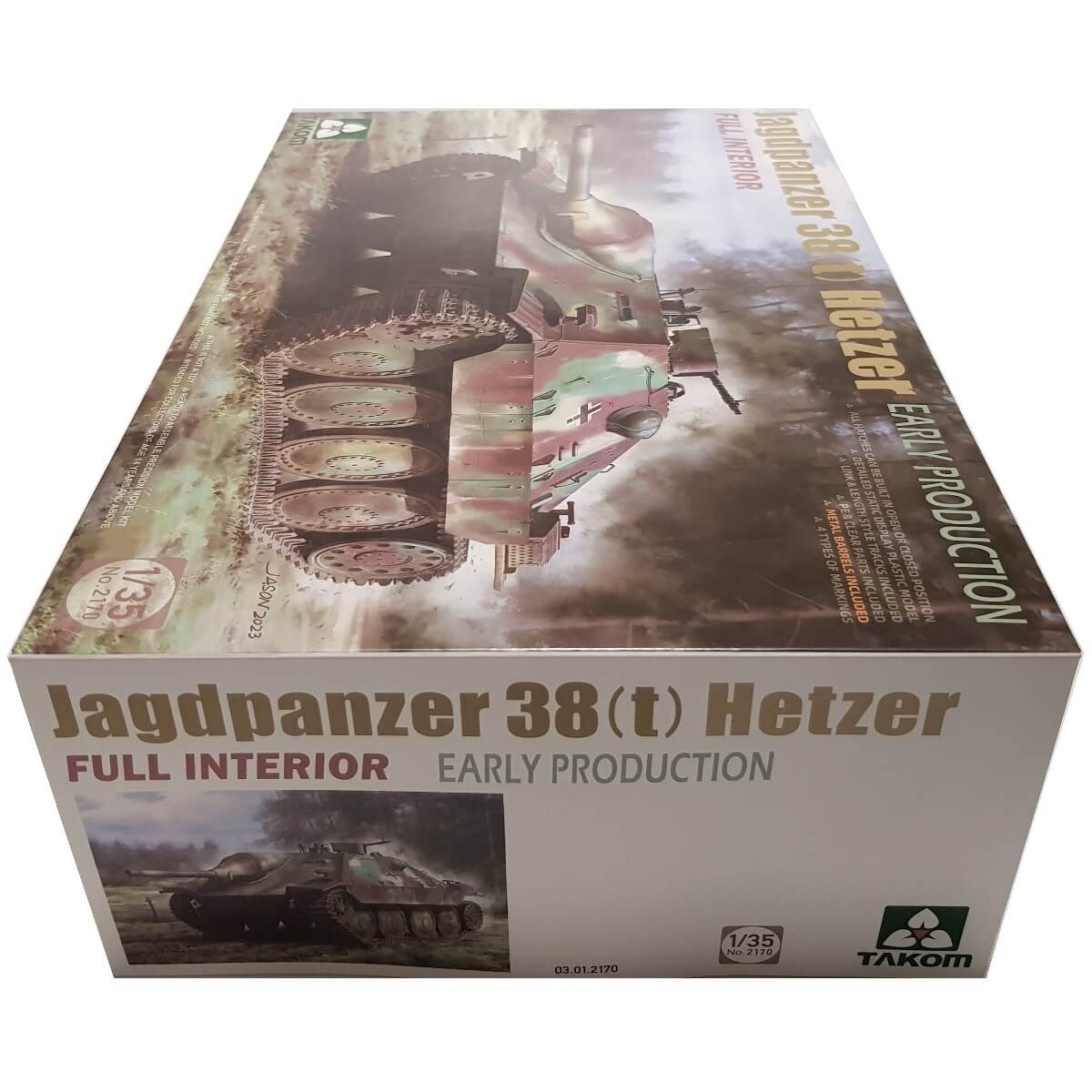 1:35 Jagdpanzer 38(t) Hetzer Early Production - Full Interior - TAKOM ...