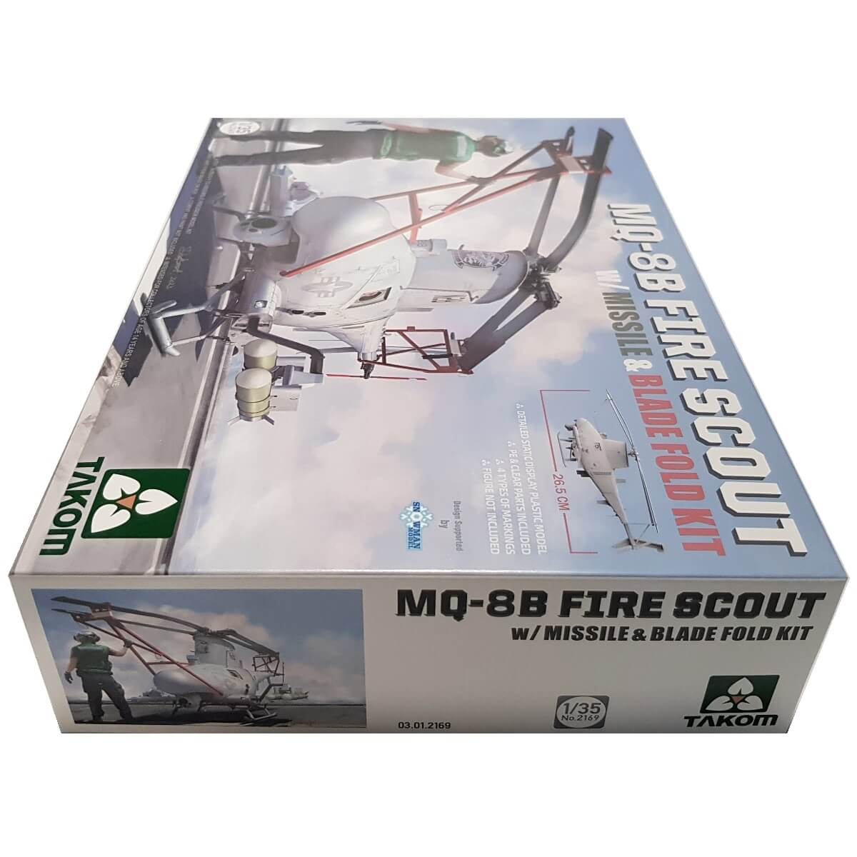 1:35 MQ-8B Fire Scout with Missile and Blade fold kit - TAKOM