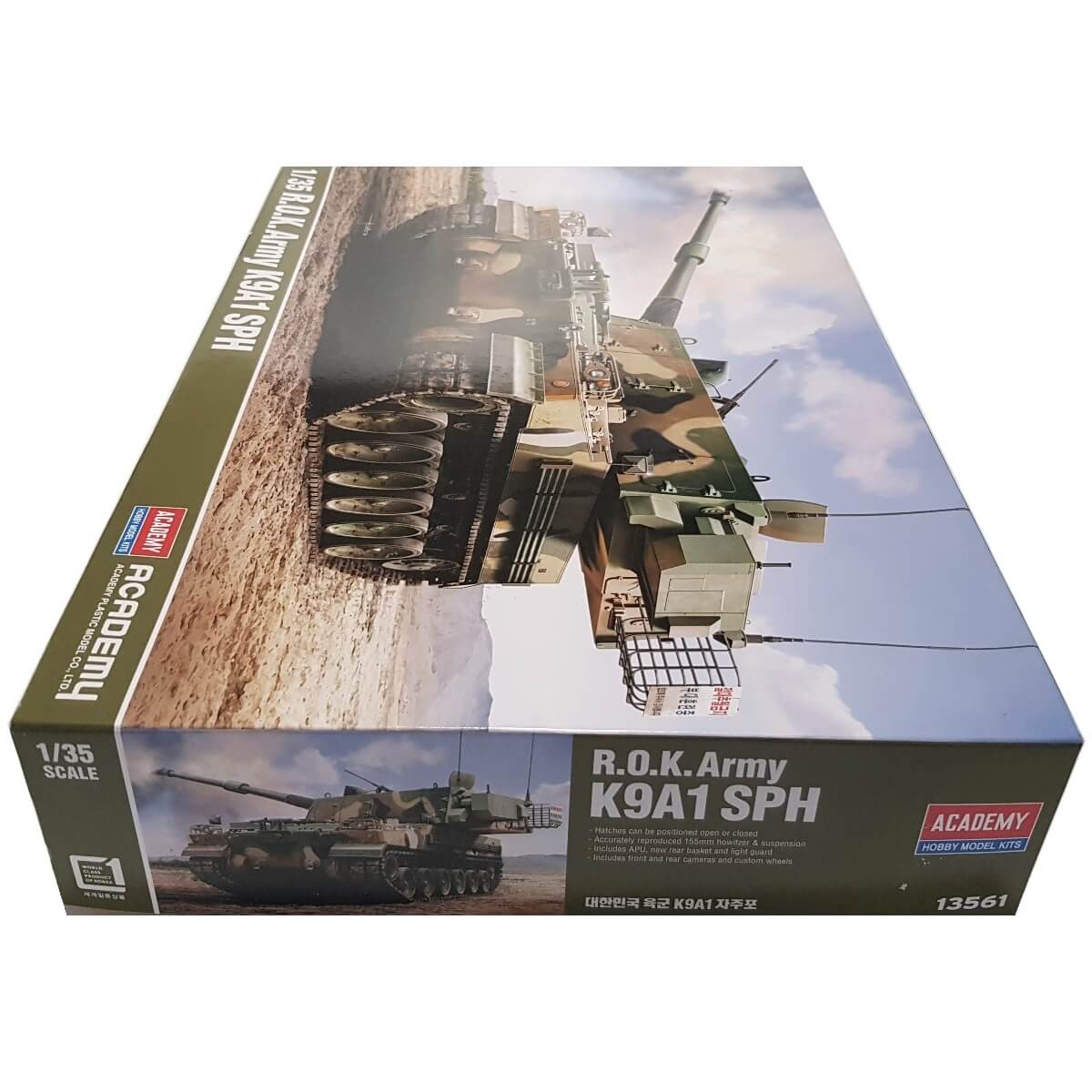 1:35 ROK Army K9A1 155mm Self-Propelled Howitzer - ACADEMY