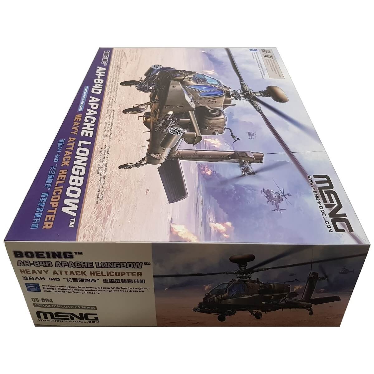 1:35 Boeing AH-64D Apache Longbow - MENG