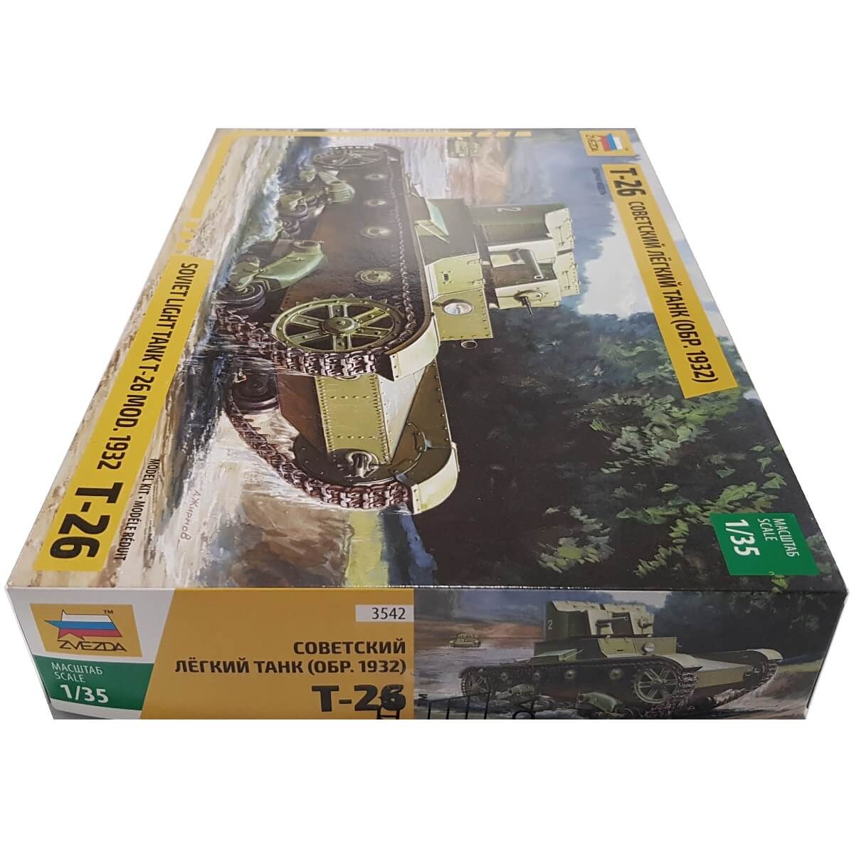 1:35 Soviet Light Tank T-26 Model 1932 - ZVEZDA