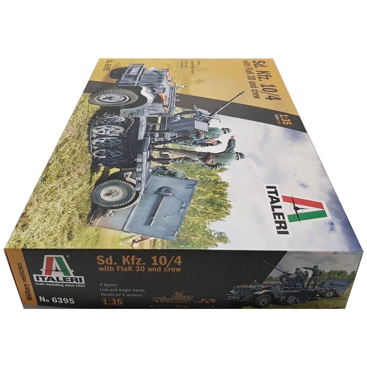1:35 Sd. Kfz. 10/4 with FlaK 30 and Crew - ITALERI