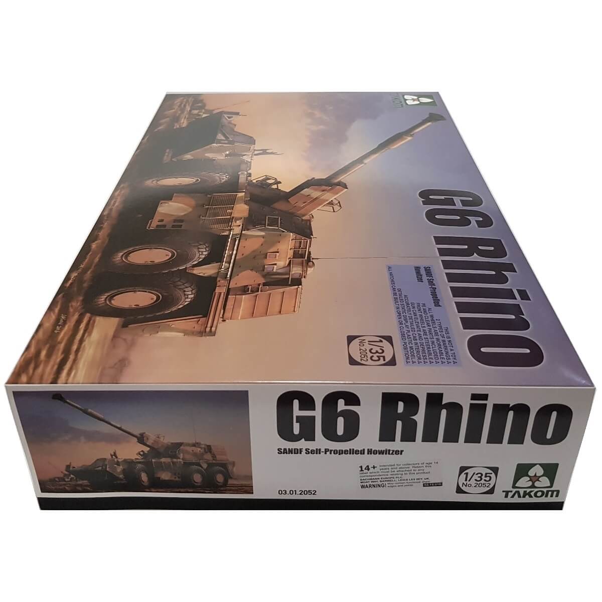 1:35 G6 Rhino SANDF Self-Propelled Howitzer - TAKOM