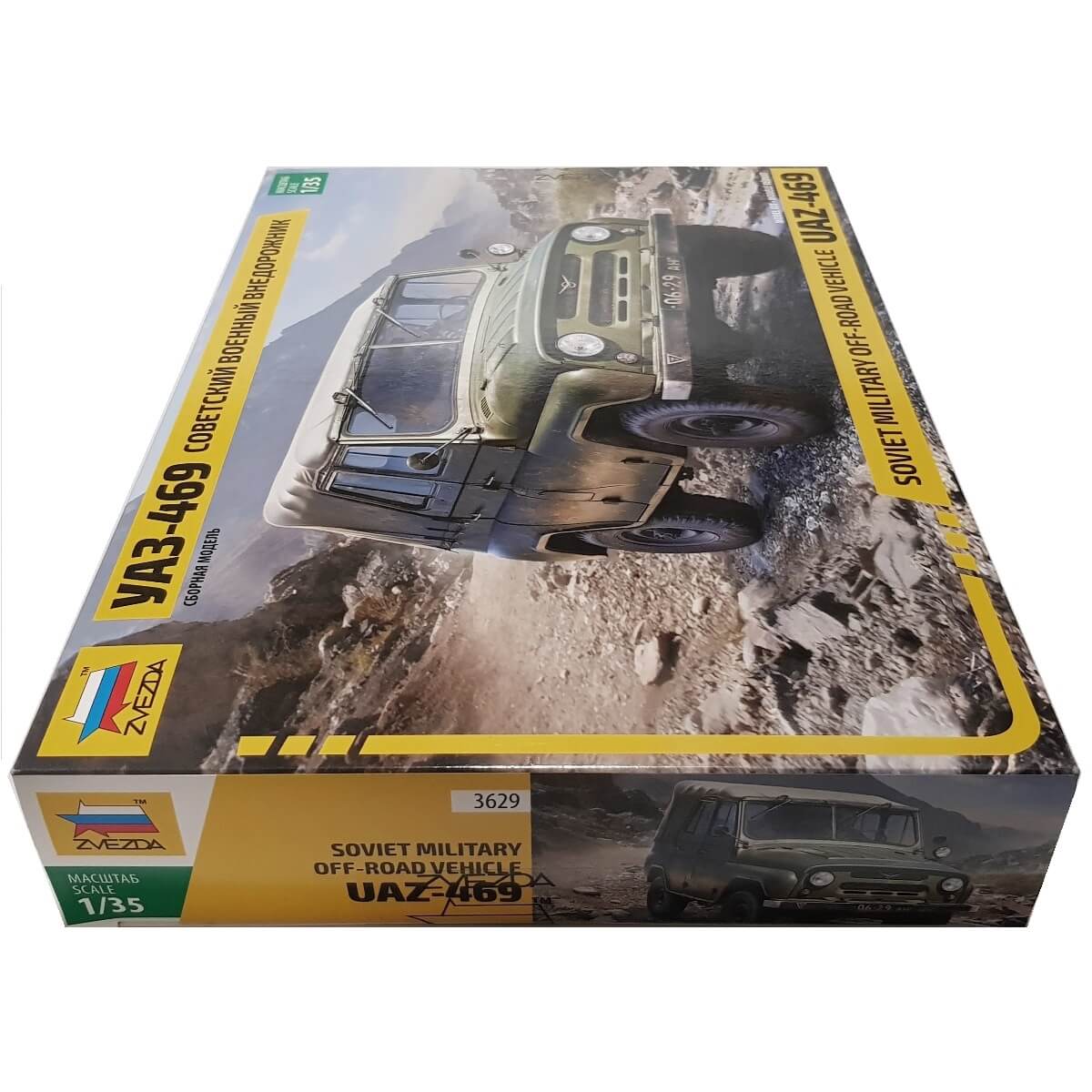 1:35 UAZ-469 Soviet Military Off-Road Vehicle - ZVEZDA