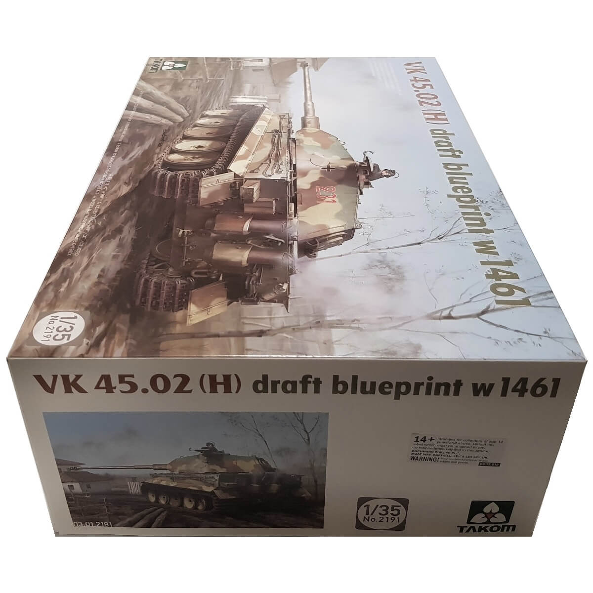 1:35 VK45.02(H) Draft Blueprint w1461 - TAKOM