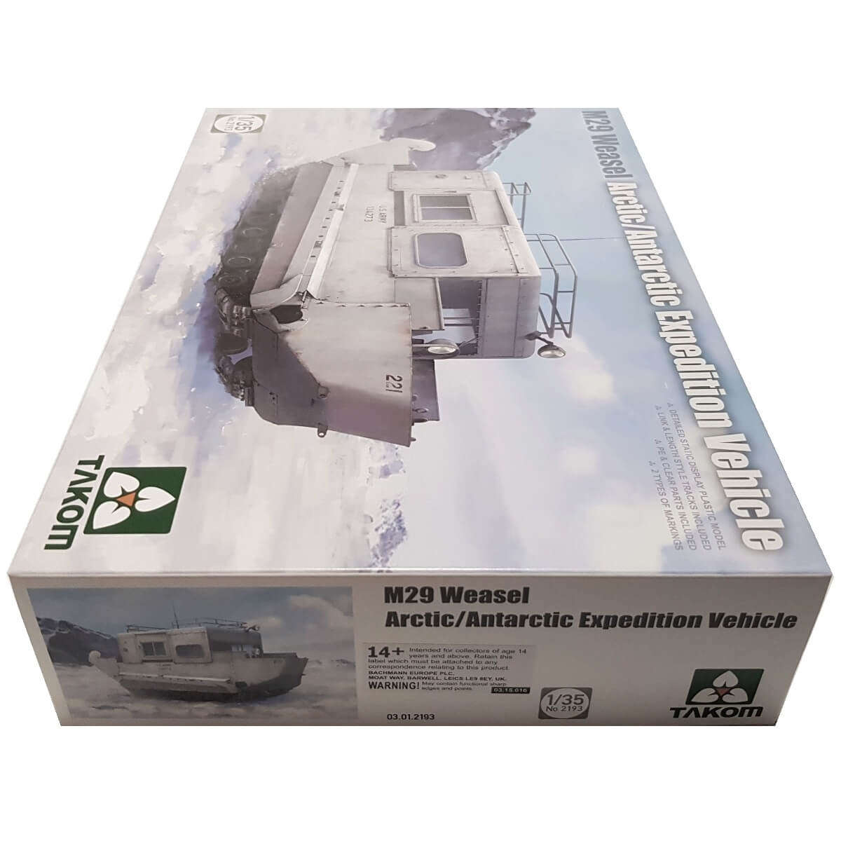 1:35 M29 Weasel Arctic/Antarctic Expedition Vehicle - TAKOM