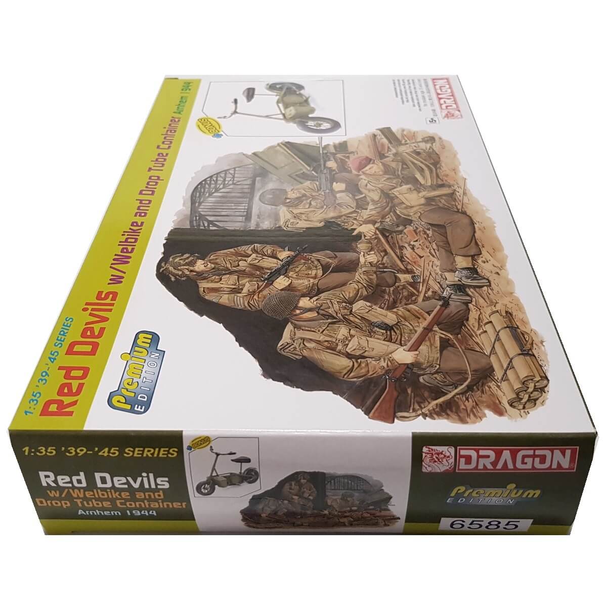 1:35 Red Devils with Welbike and Drop Tube Container - Arnhem 1944 - DRAGON