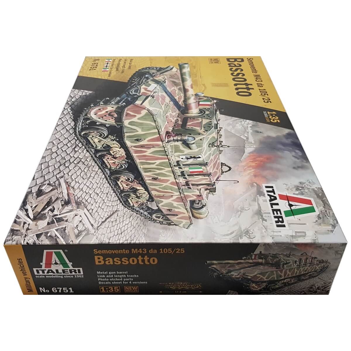 1:35 Semovente M43 da 105/25 Bassotto - ITALERI