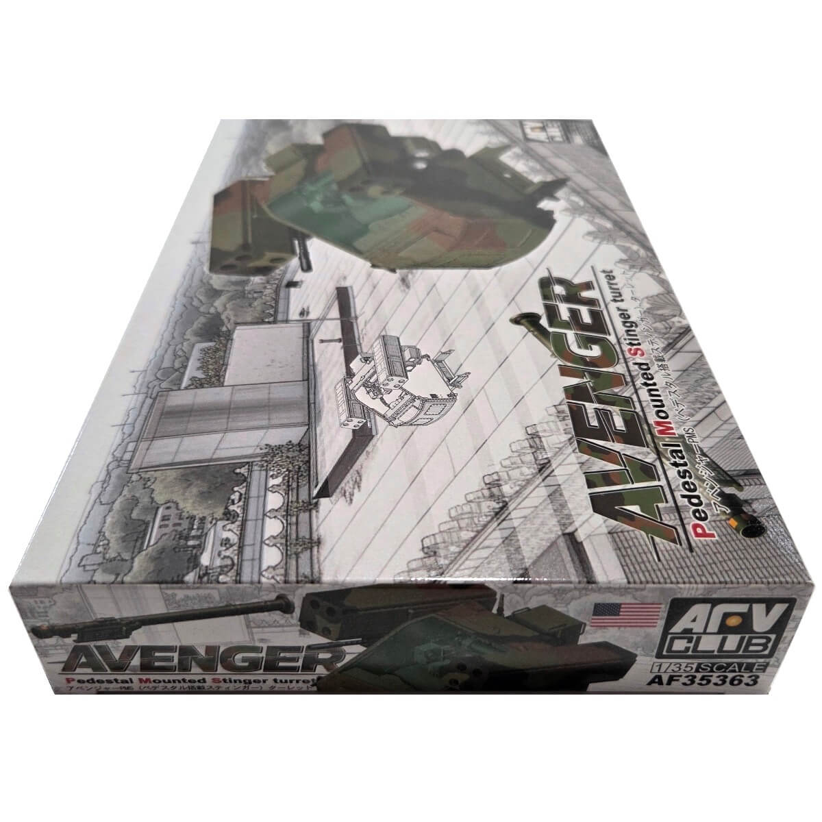 1:35 Avenger - Pedestal Mounted Stinger Turret - AFV CLUB