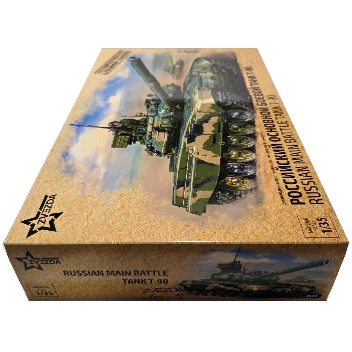 1:35 Russian T-90 Main Battle Tank - ZVEZDA