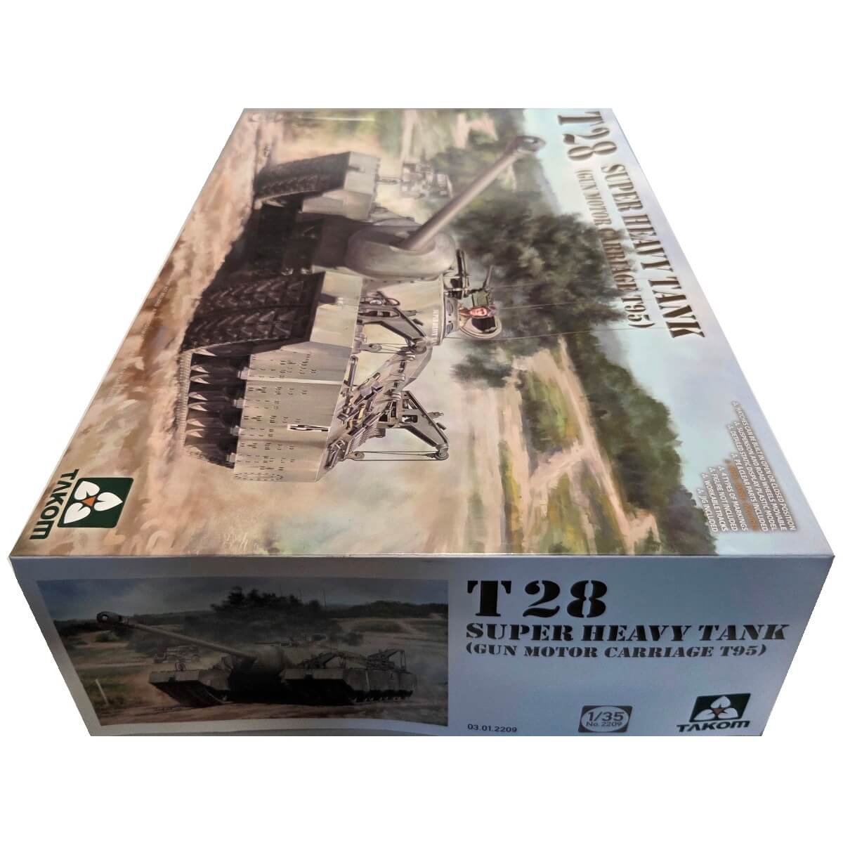 1:35 T28 Super Heavy Tank - Gun Motor Carriage T95 - TAKOM