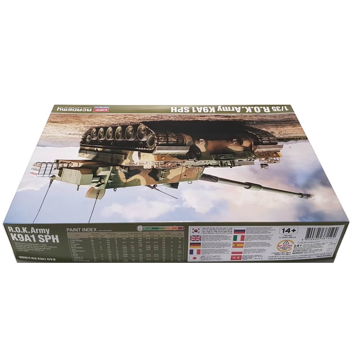 1:35 ROK Army K9A1 155mm Self-Propelled Howitzer - ACADEMY
