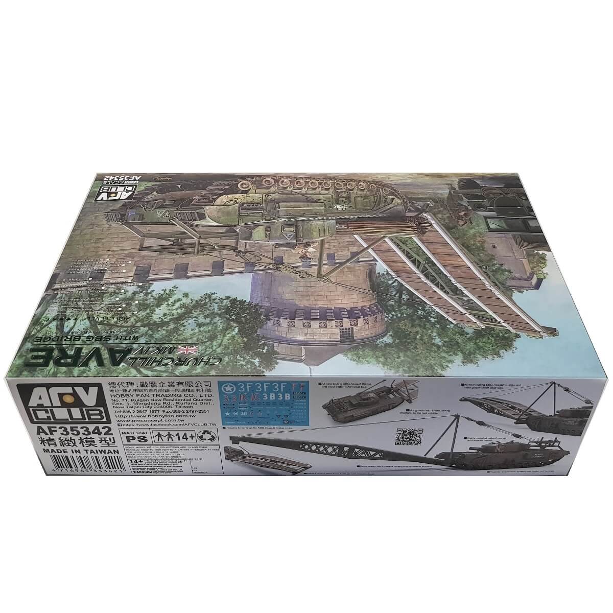 1:35 Churchill Mk.IV AVRE with SBG bridge - AFV CLUB