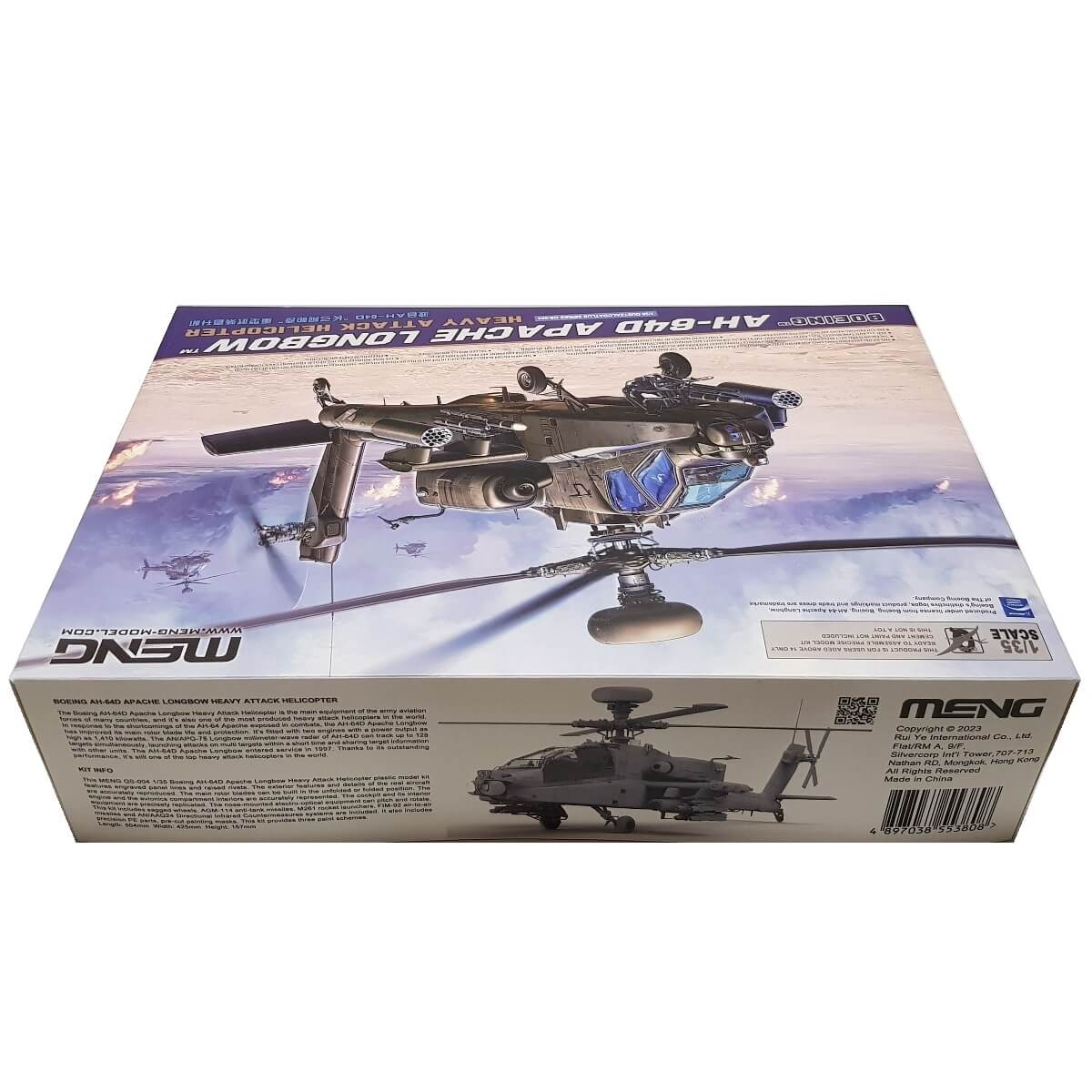1:35 Boeing AH-64D Apache Longbow - MENG