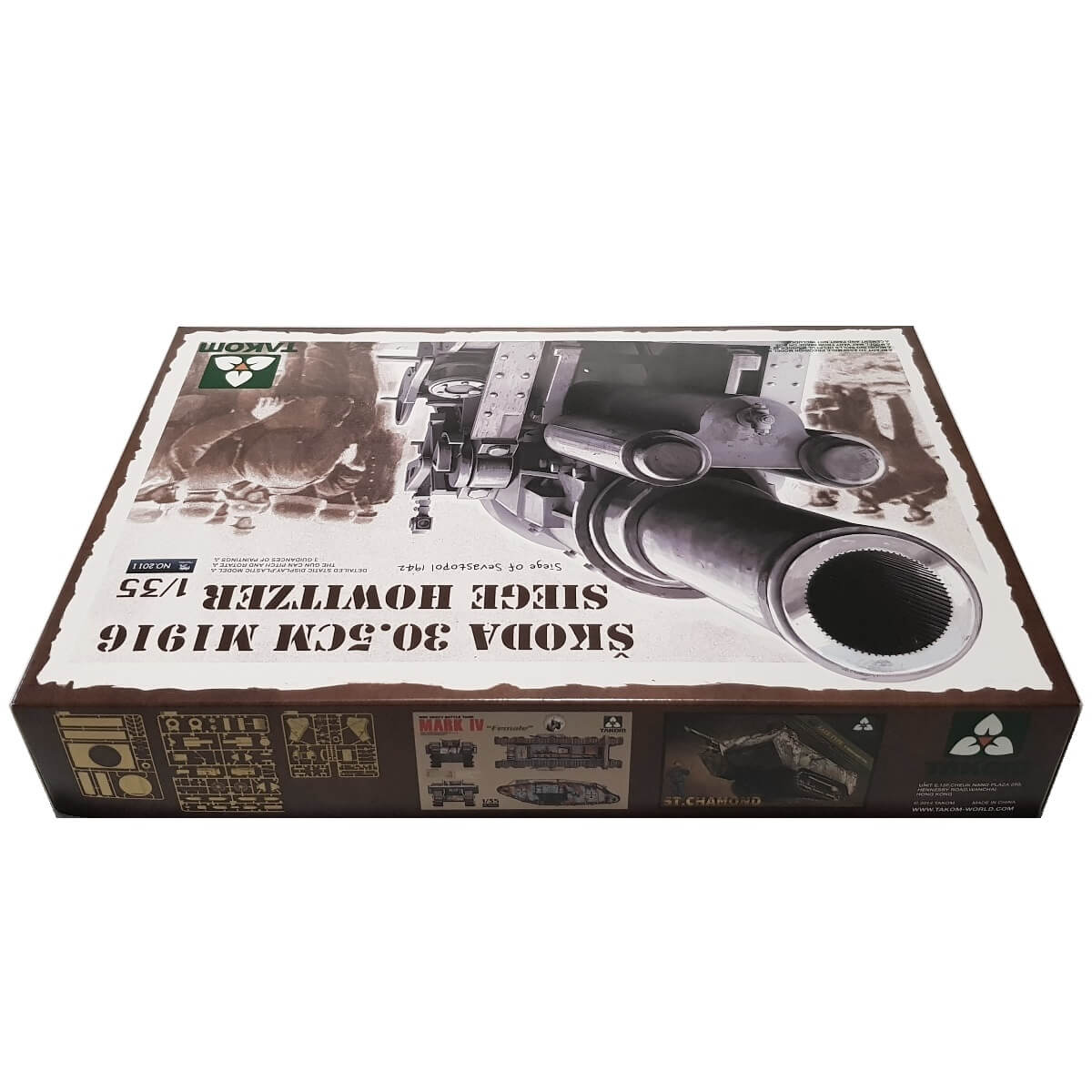 1:35 Skoda 30.5cm M1916 Siege Howitzer - Siege Of Sevastopol 1942 - TAKOM