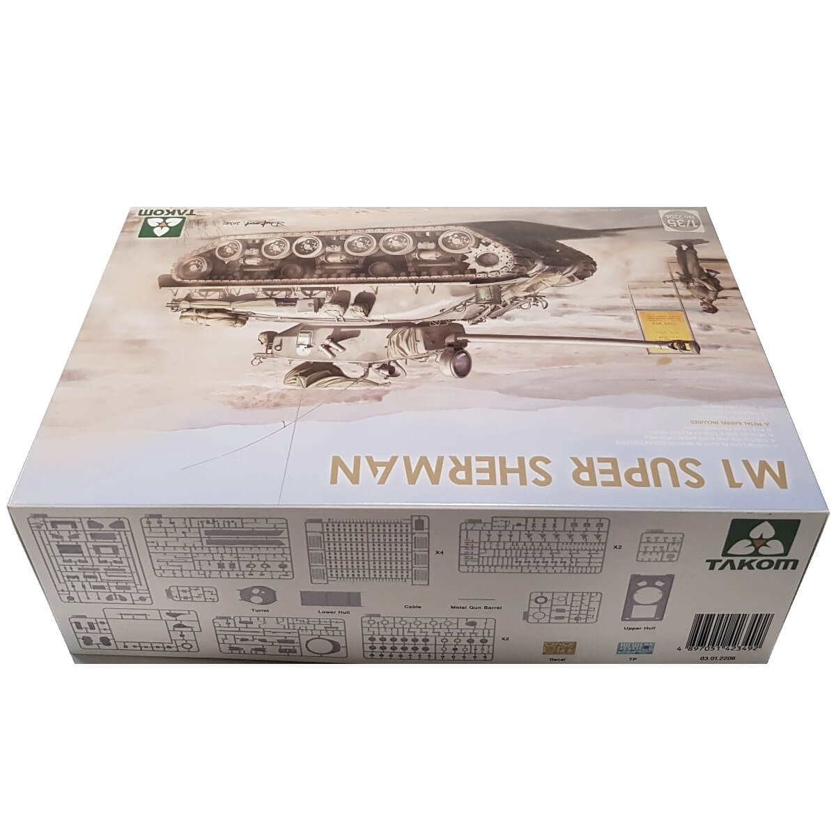 1:35 M1 Super Sherman - TAKOM