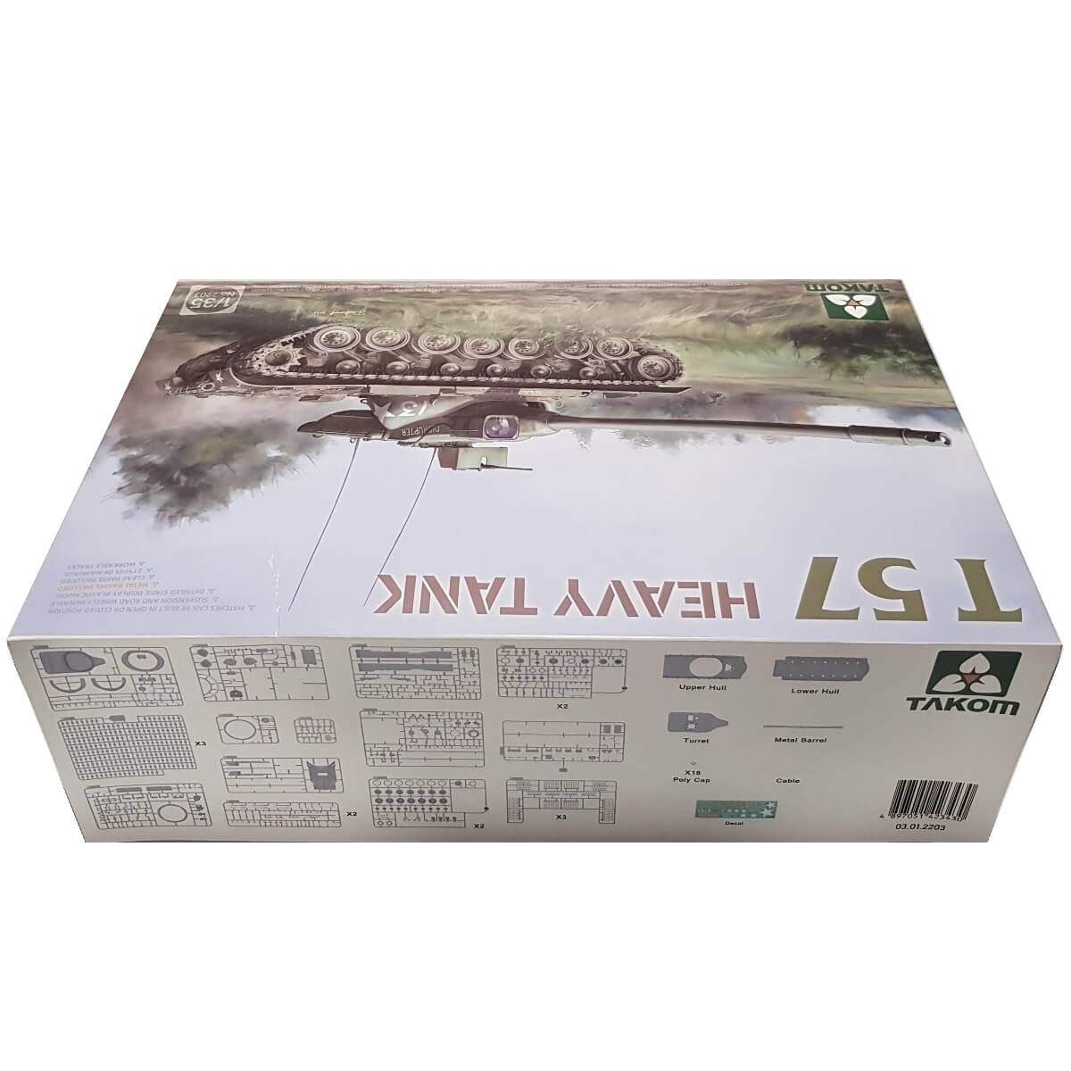 1:35 T57 Heavy Tank - TAKOM
