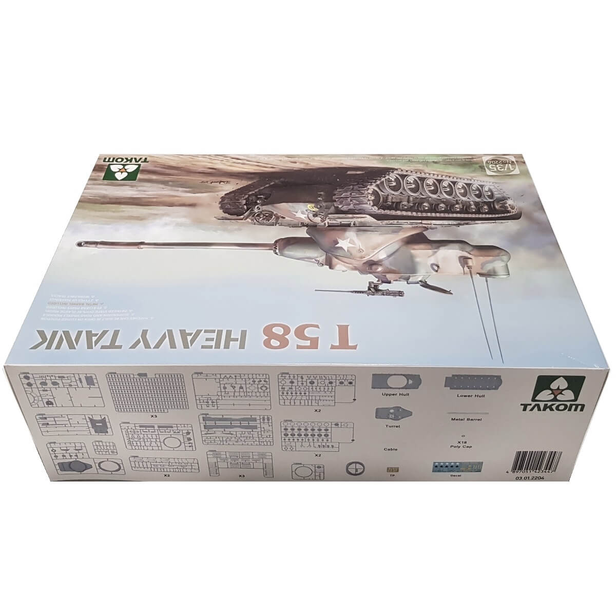 1:35 T58 Heavy Tank - TAKOM