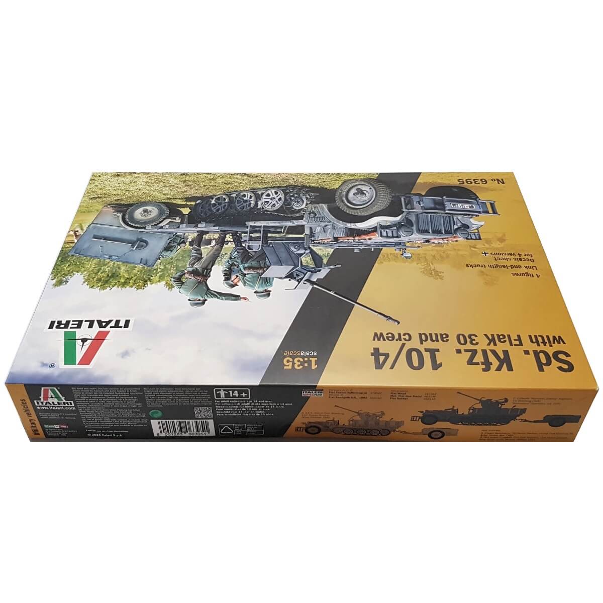 1:35 Sd. Kfz. 10/4 with FlaK 30 and Crew - ITALERI