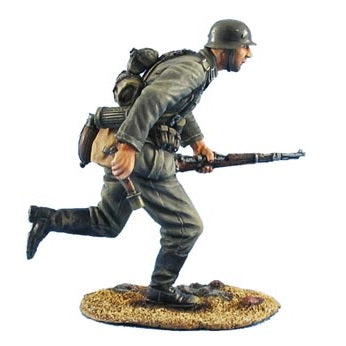 1:35 German Heer Infantry Running with Rifle and Grenade - FIRST LEGION